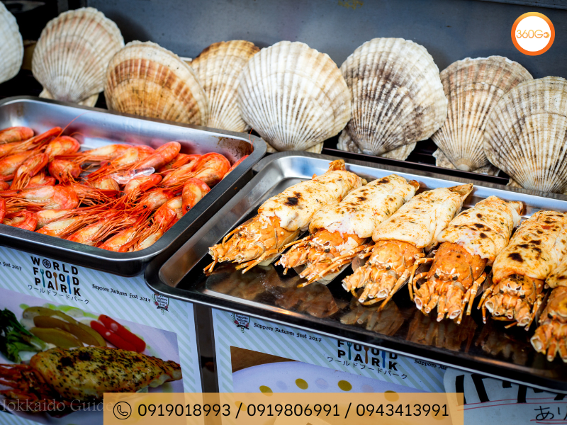 Hải sản Hokkaido - Du lịch 360Go